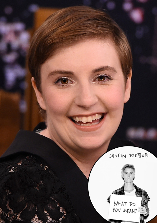 Lena Dunham, Justin Bieber Lena Dunham, Justin Bieber